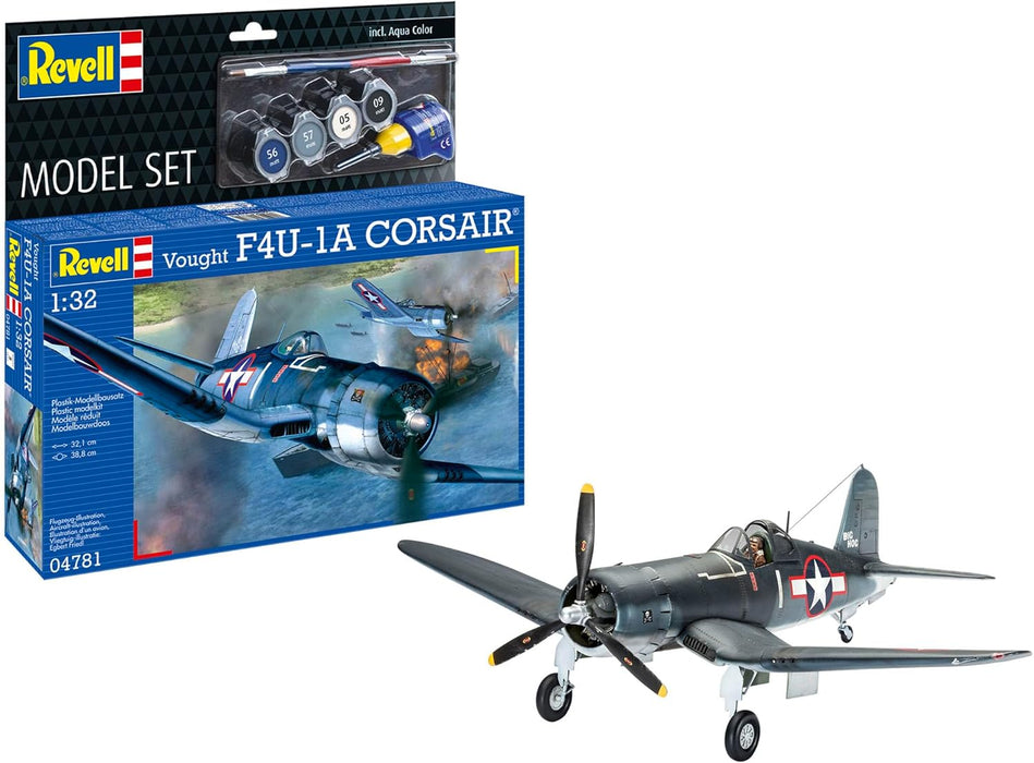 REVELL 64781  - Vought F4U-1A Corsair 1:32 Scale Model Set