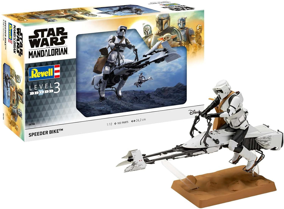 REVELL 06786 - Star Wars The Mandalorian: Speeder Bike™ 1:12 Scale Model Kit