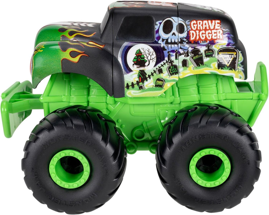 Monster Jam 8'' Monstruction Build & Crash Grave Digger