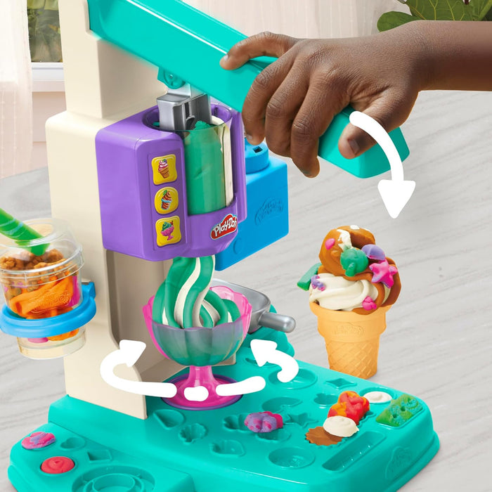 Play-Doh - Rainbow Swirl Ice Cream Playset