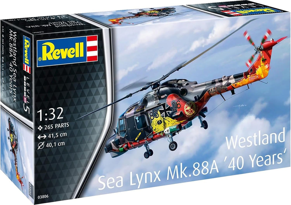 REVELL - Westland Sea Lynx Mk.88A (40 Years Special Edition 1:32 Model Kit