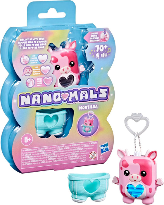 Nano-Mals Mootilda the Pink Cow Electronic Fidget Pet