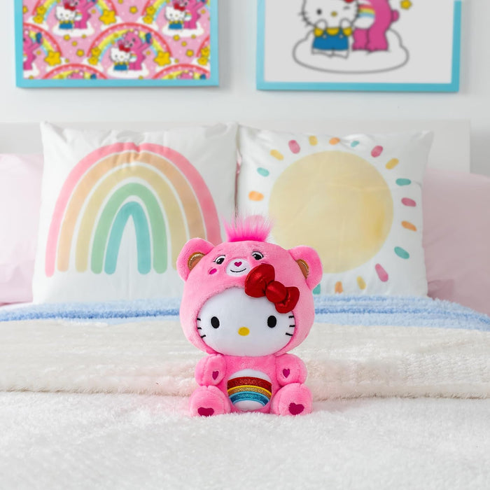 Care Bears 22cm Hello Kitty as Cheer Bear Plush