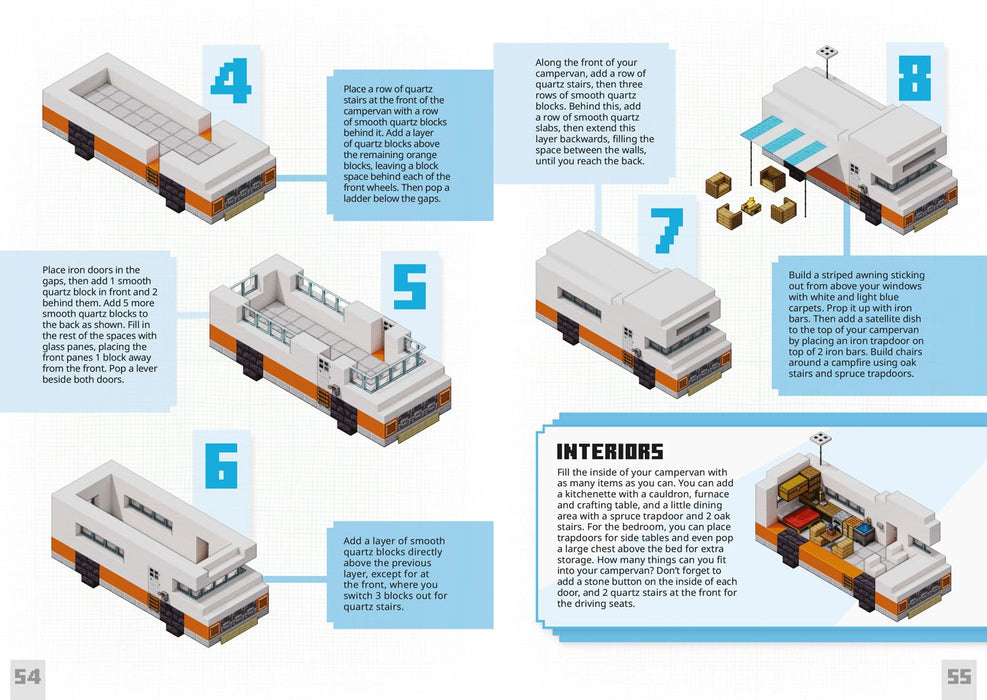 Minecraft: Mega Bite-Size Builds Hardback By Mojang AB