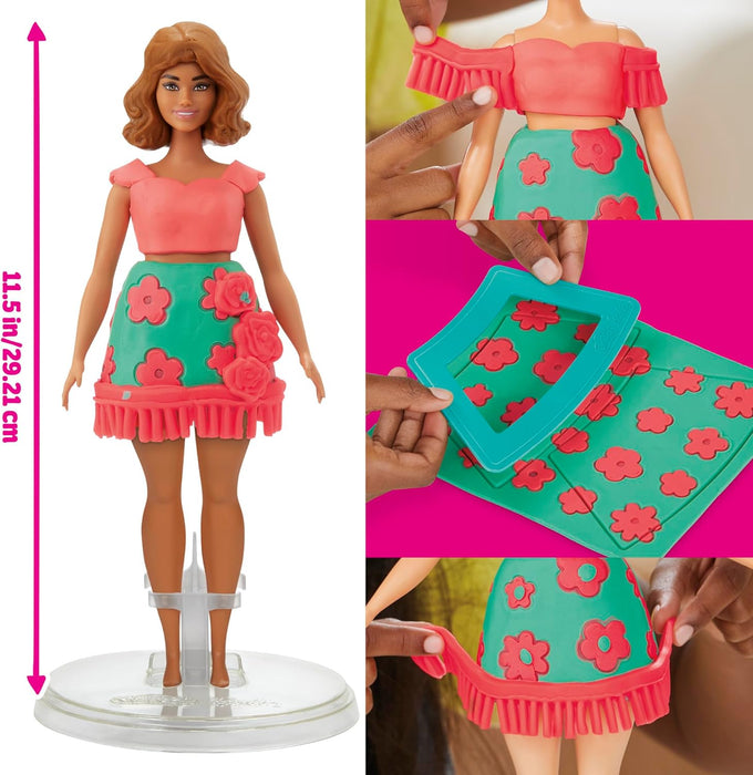 Play Doh - Barbie Florals & Fringe Doll Set