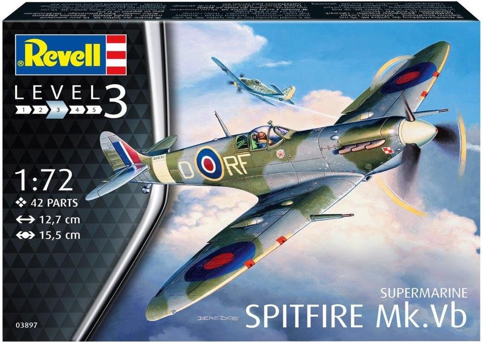 REVELL 03897 - Supermarine Spitfire Mk.Vb 1:72 Scale Model Plane