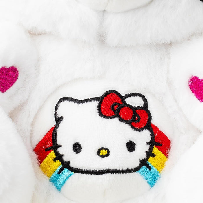 Care Bears x Hello Kitty 25cm Cheer as Hello Kitty & Hello Kitty as Cheer Plushies