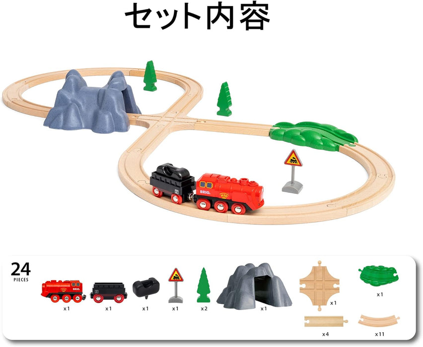 BRIO - Steaming Train Set (36017)