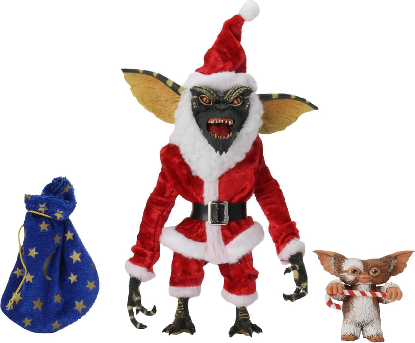 Gremlins Santa Stripe & Gizmo 7" Scale Action Figures