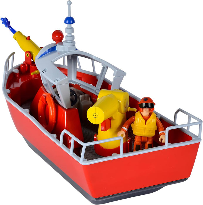 Fireman Sam Titan Fireboat With Cannons