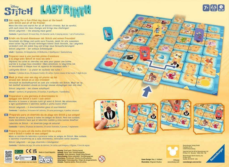 Disney Stitch Labyrinth Board Game