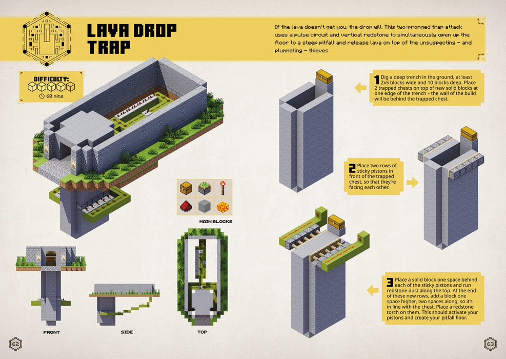 All New Official Minecraft Redstone Handbook Hardback By Mojang AB