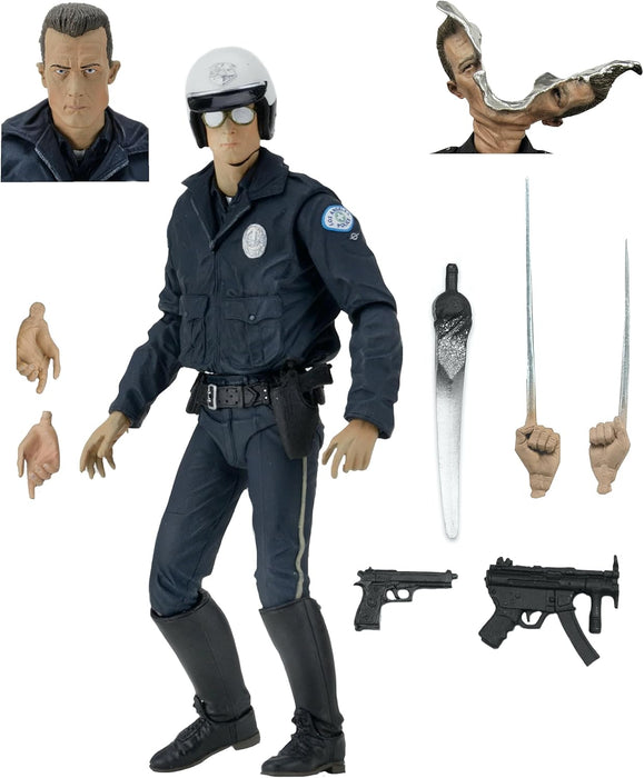 Terminator T1000 Motor Cycle Cop 7" Action Figure