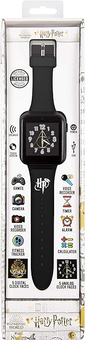 Peers Hardy - Harry Potter Black Silicone Strap Watch