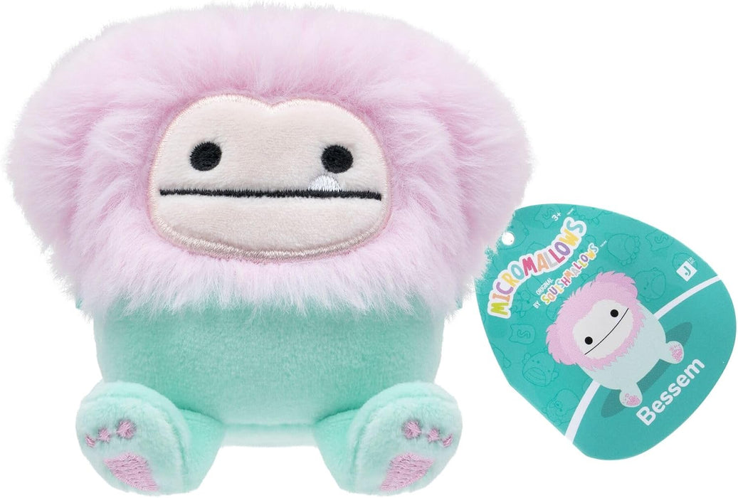 Squishmallows -Micromallows 2.5" Grey Cat, Lavender Cat, Pink Dog, Mint & Chocolate Milk Set