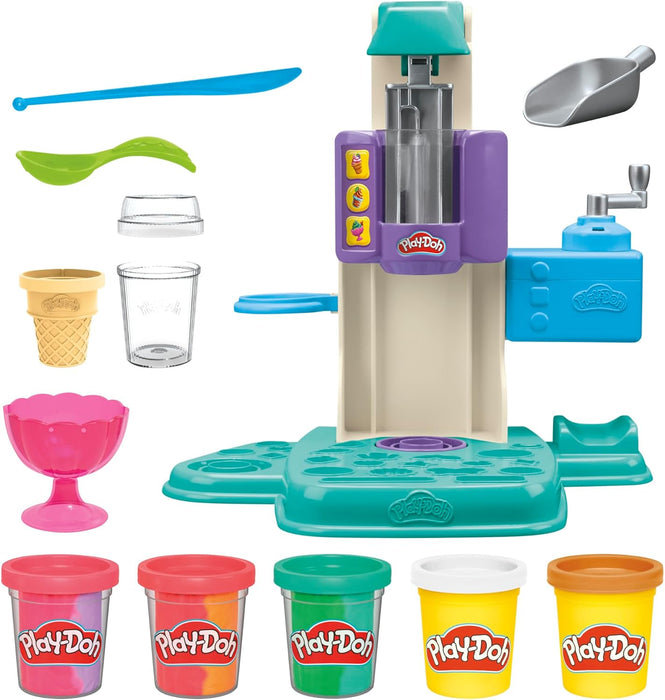Play-Doh - Rainbow Swirl Ice Cream Playset