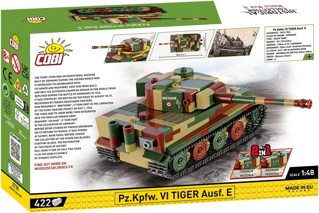 Cobi 2735 - World War II - Tiger VI P.Z. KPFW AUSF. E