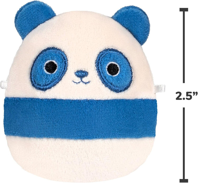 Squishmallows -Micromallows 2.5" Stingray, Cow, Panda, Orange & Hippo Set