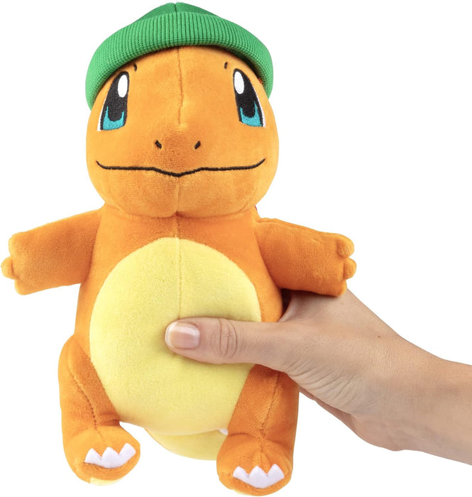 Pokemon - 8" Charmander With Beanie Hat Plush