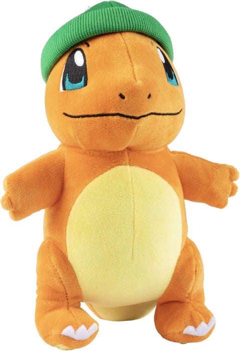 Pokemon - 8" Charmander With Beanie Hat Plush