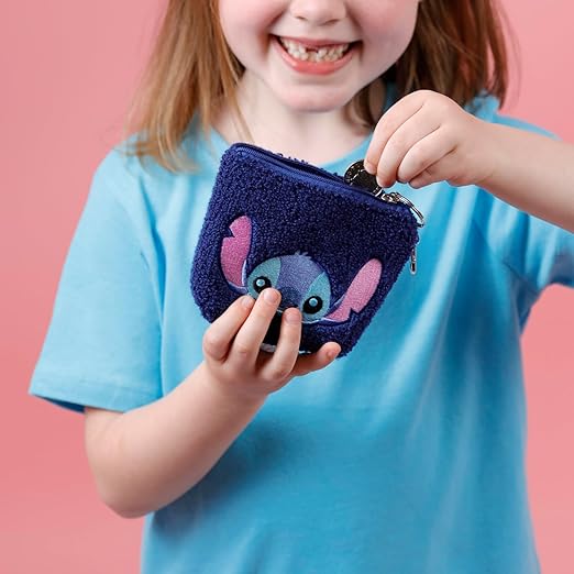 Disney Lilo and Stitch Blue & Pink Purse Keychain