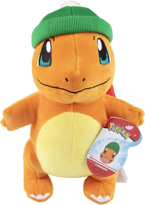 Pokemon - 8" Charmander With Beanie Hat Plush