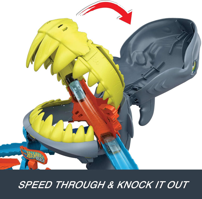 Hot Wheels City Shark Beach Playset