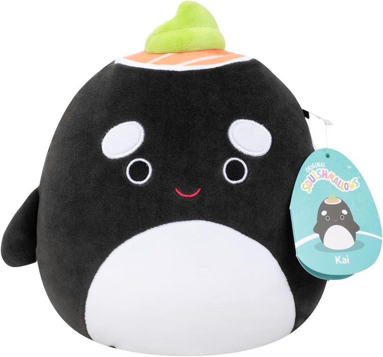 Squishmallows - 7.5'' Kai The Black Sushi Orca Whale Plush