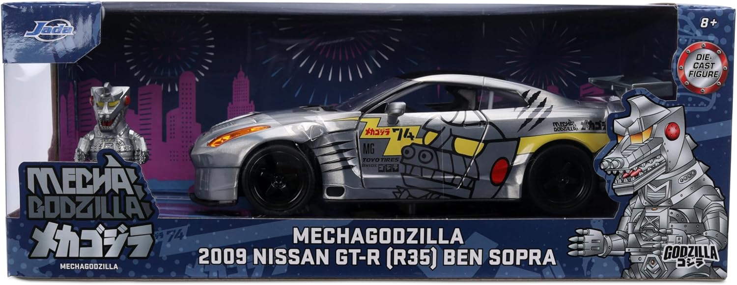 Jada - Godzilla Nissan GTR 1:24 Die-Cast Model Car