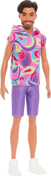 Barbie Fashionistas Pink Top & Purple Shorts Boy Doll