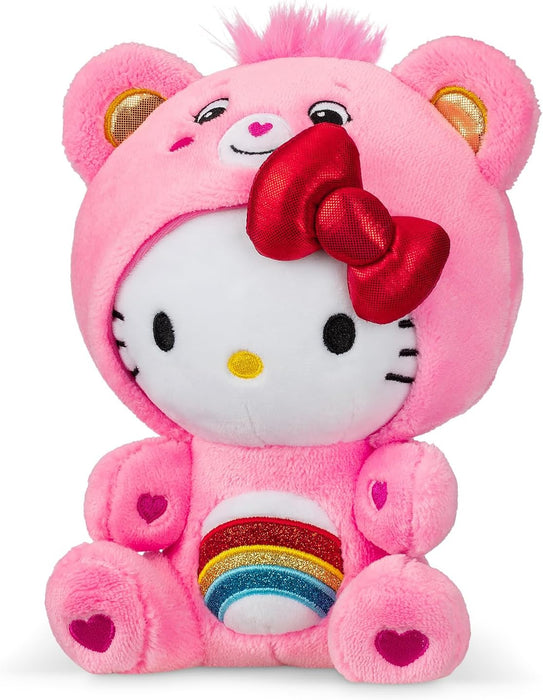 Care Bears 22cm Hello Kitty as Cheer Bear Plush