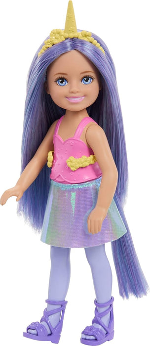 Barbie Chelsea Fantasy Unicorn Doll with Purple Hair