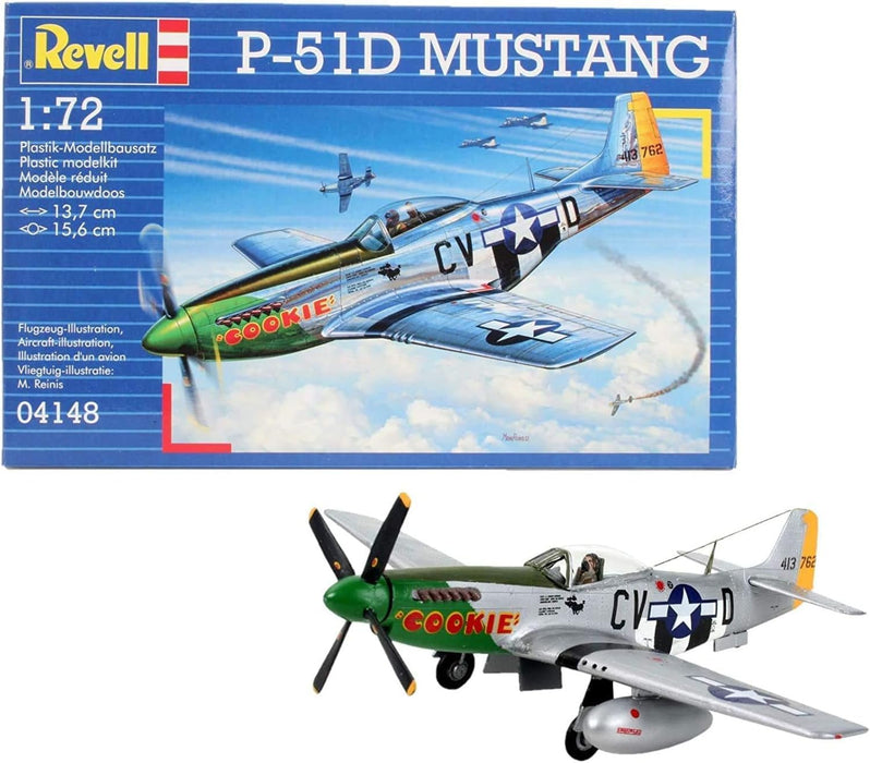 REVELL 04148 - P-51D Mustang 1:72 Scale Model Plane