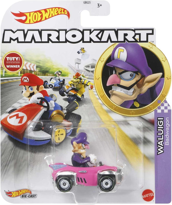Hot Wheels Mario Kart -  Waluigi Car