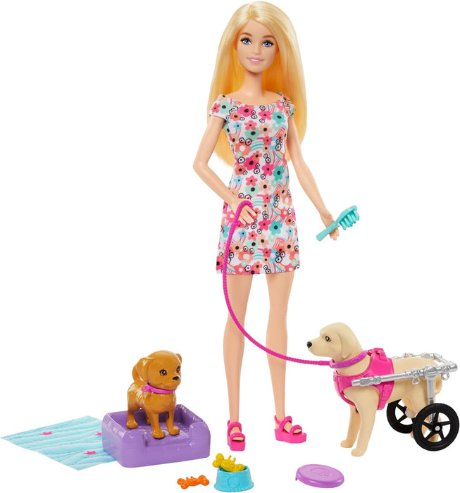 Barbie - Walk And Wheel Playset