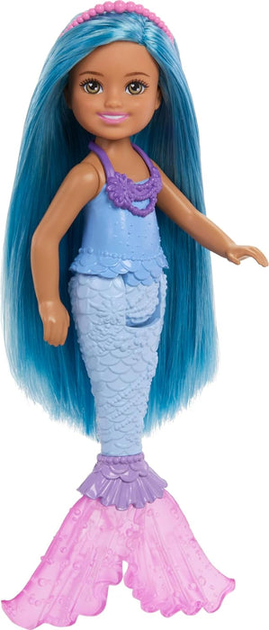 Barbie Chelsea Fantasy Mermaid Doll with Blue Hair