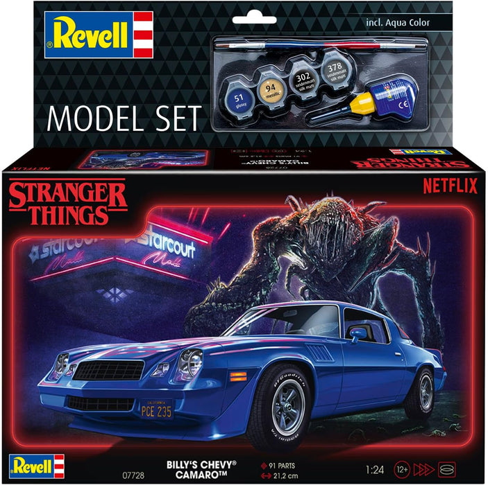 REVELL 67728 - Stranger Things: Billy's Chevy® Camaro™ 1:24 Scale Model Car