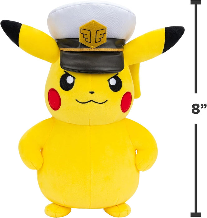 Pokemon - 8" Captain Pikachu Plush