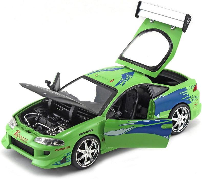 Jada Fast & Furious 1995 Mitsubishi Eclipse Die-Cast 1:24 Car