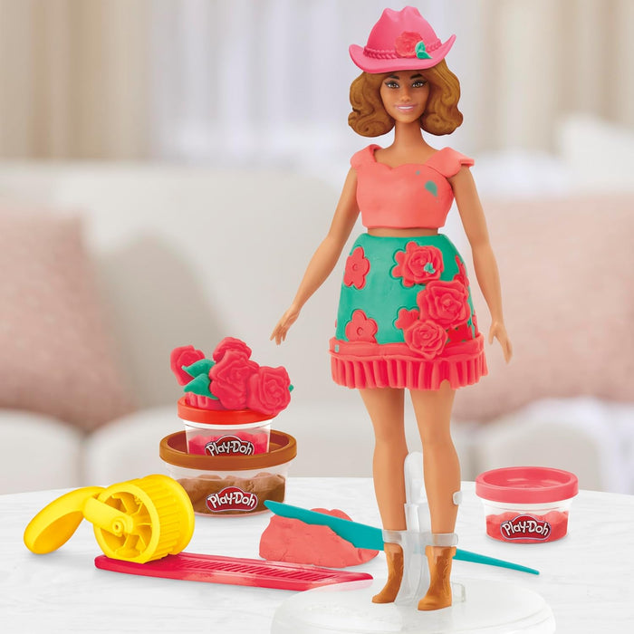Play Doh - Barbie Florals & Fringe Doll Set