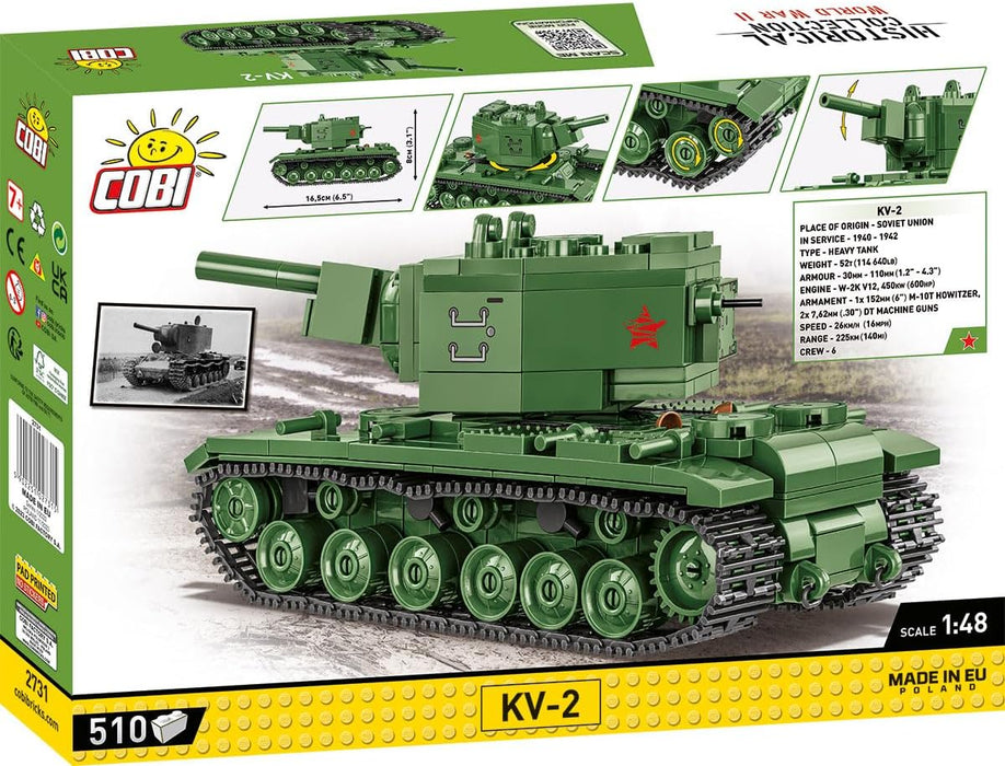 Cobi - World War II - KV2 - 510 pcs