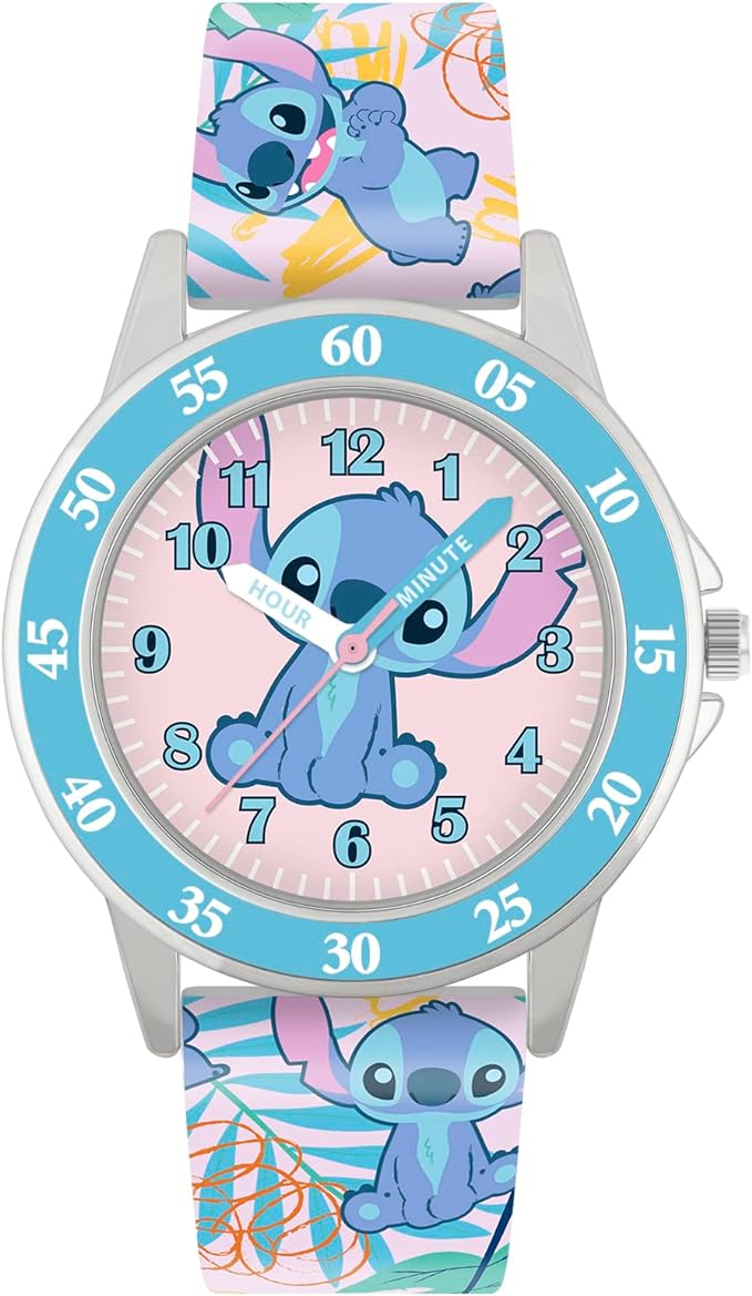Peers Hardy - Disney Lilo & Stitch Blue Time Teacher Strap Watch ...