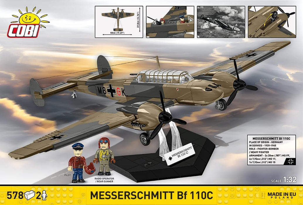 Cobi World War II - Messerschmitt BF-110C 578 pcs