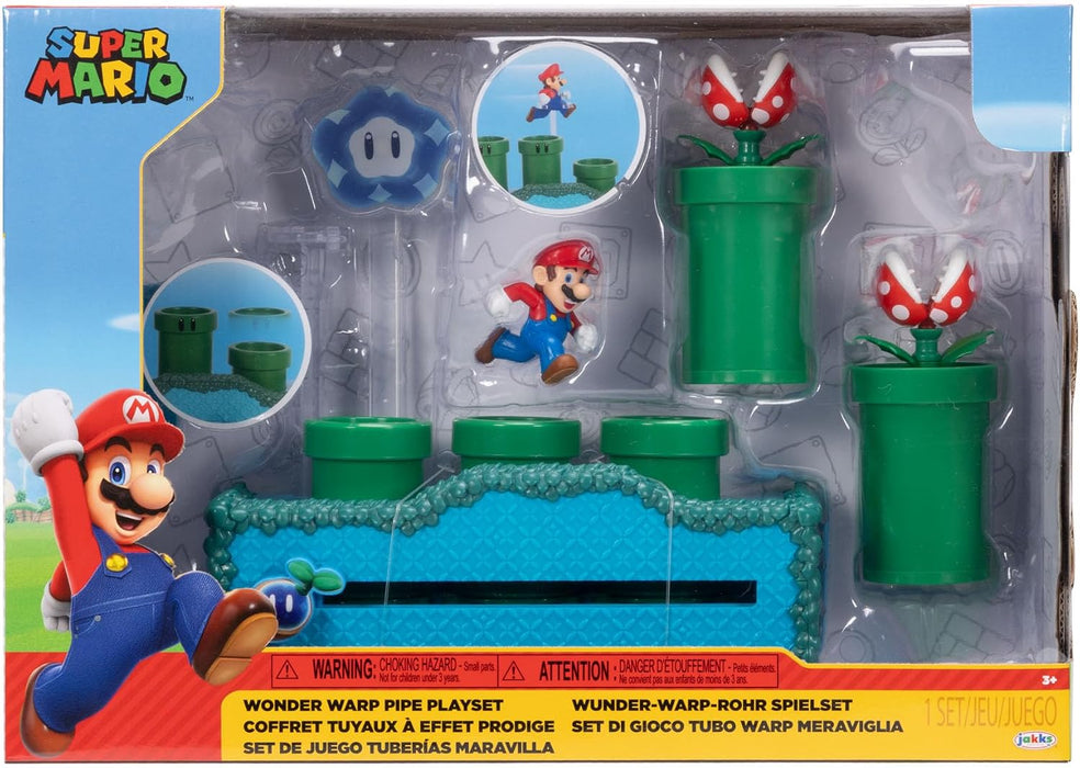 Nintendo Super Mario Wonder Wind Pipe Playset
