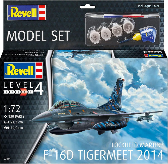 REVELL 63844 - Lockheed Martin F-16D Tigermeet 2014 1:72 Scale Model Set