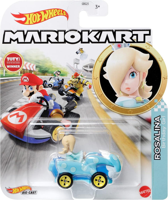 Hot Wheels - Mario Kart Rosalina Birthday Girl Diecast Car