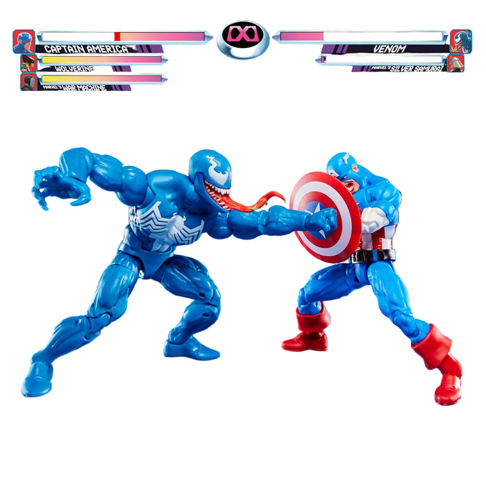 Marvel Legends Series - Gamerverse: Captain America vs Venom Action Figure Set
