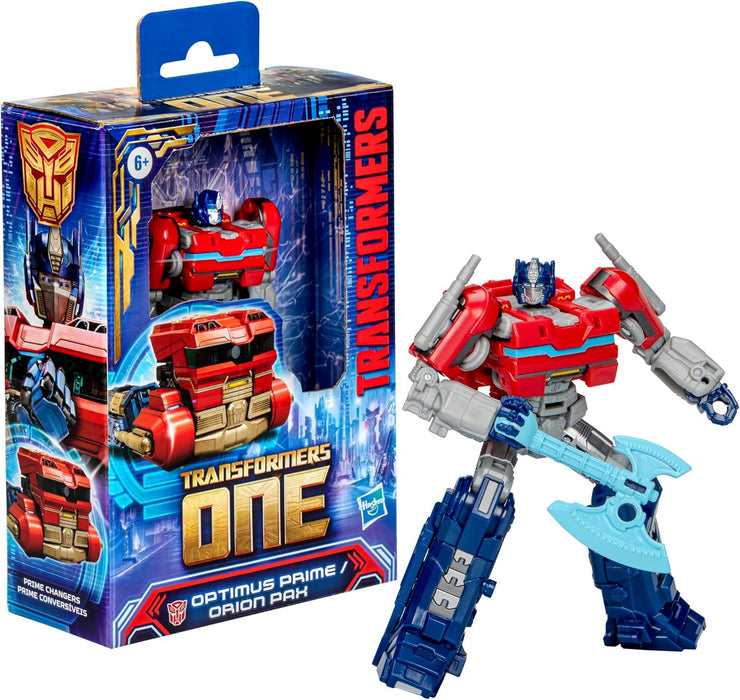 Transformers One Power Flip Optimus Prime Orion Pax Action Figure