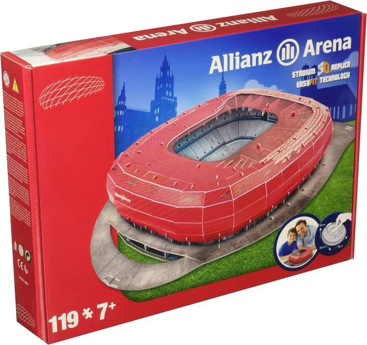 3D Stadium Puzzles - Red Allianz Puzzle (119 Pieces)