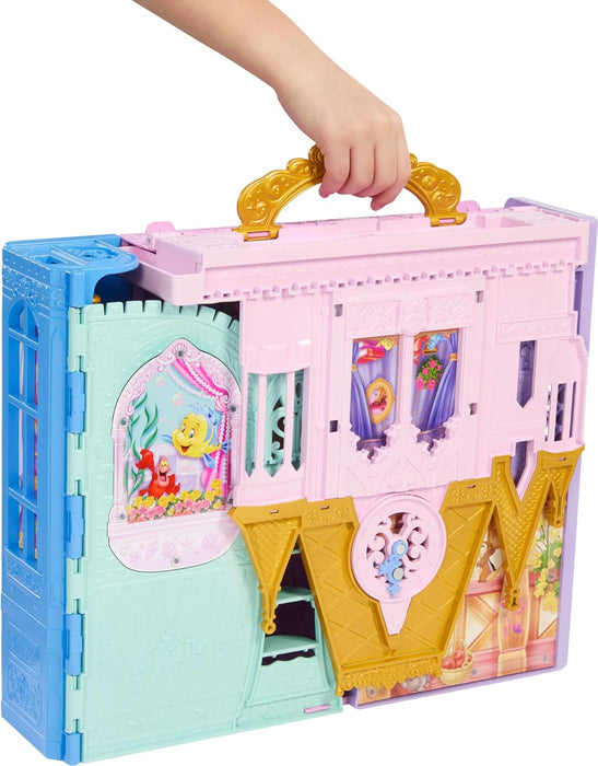 Disney Princess Fold & Go Castle with Rapunzel Doll